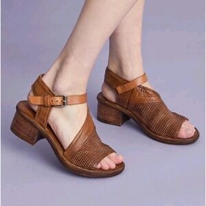 A.S.98 Keldon Artisan Sandals Brown Leather Women's 40 / US 9-9.5